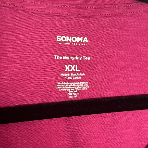 Sonoma Everyday Tee, V-Neck - Picture 3 of 4